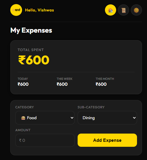 Kharca Expense Tracker